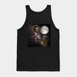 Three Headband Moon Tank Top